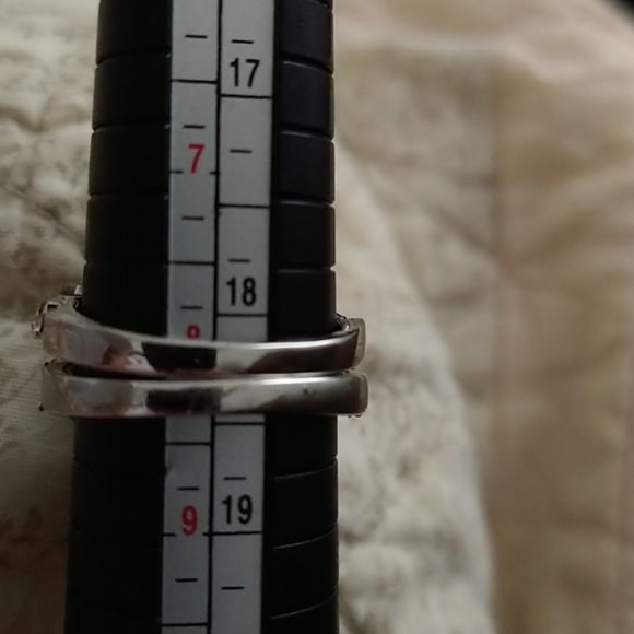 (D7) Bridal Wedding Set 2 tone - Picture 5 of 7